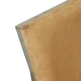 Unique Design Chair Art Object Handmade Metal Velvet