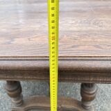 Henry II style oak dining table