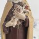 Statue ancienne de Sainte Thérèse de Lisieux, Figurine religieuse en plâtre