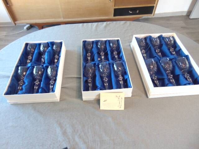 Service de 18 verres en cristal de Lorraine
