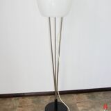 A. Gałęcki Floor Lamp, Poland, 1970s, Metal And Glass, Vintage