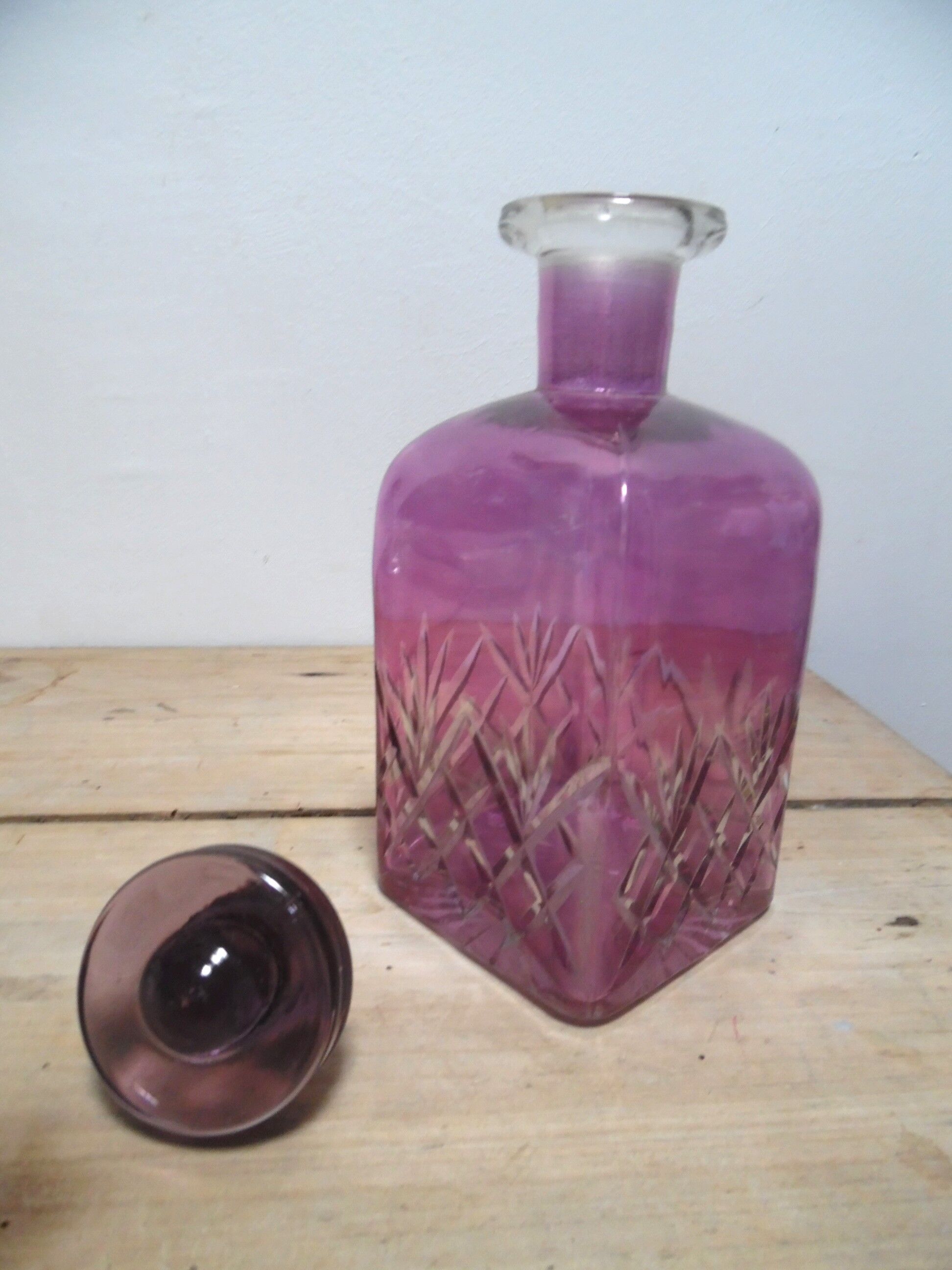 Crystal whiskey carafe