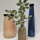 Trois vases grès céramique vintage