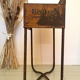 Meuble d'appoint, bout de canapé industriel