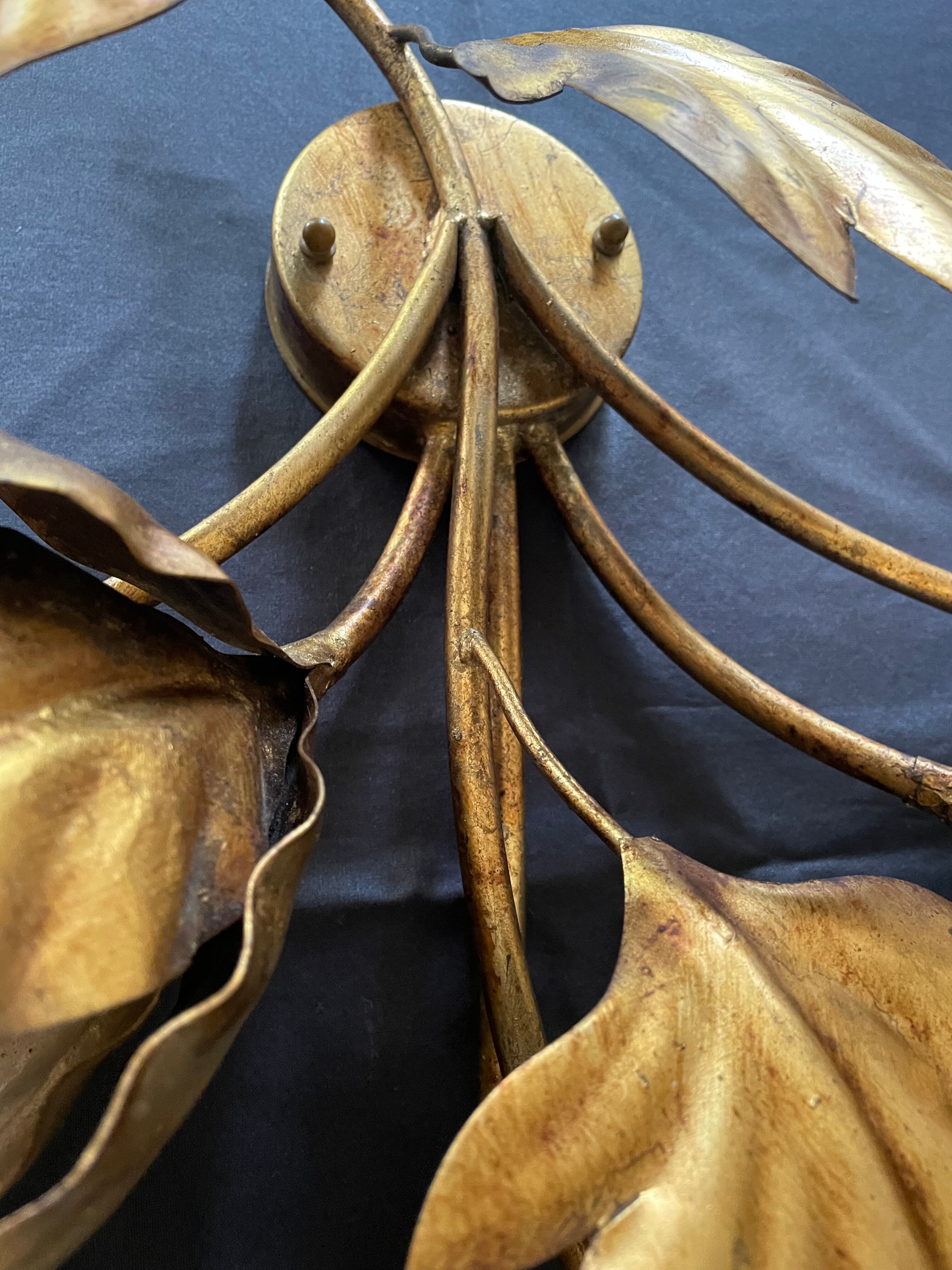 Metal wall lamp by Hans Kögl 1970