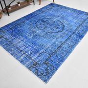 6x9 Classic Blue Turkish Rug, 191x272Cm