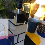 Modernist cubist Building table lamp by Curtis Jere