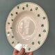 Set of 7 Digoin Sarreguemines earthenware soup plates