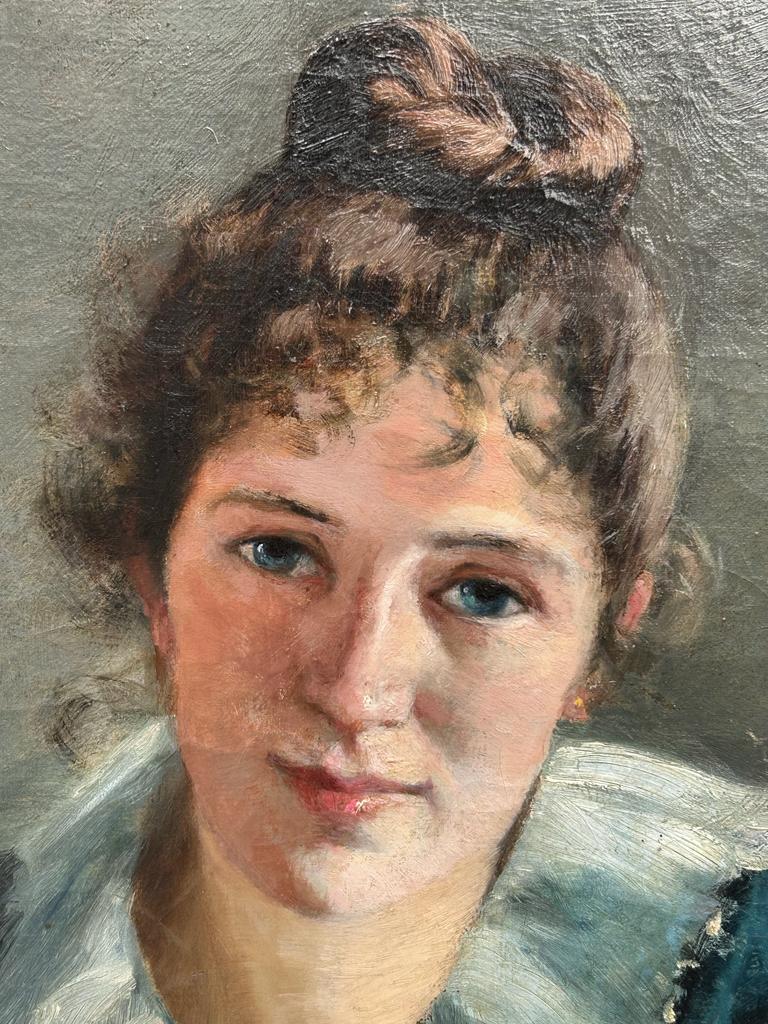 Portrait of a young woman circa 1890 - 1900