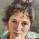 Portrait De Jeune Femme Vers 1890 - 1900