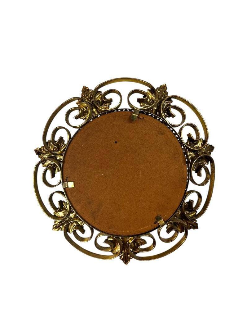 Vintage "gold" sunburst mirror