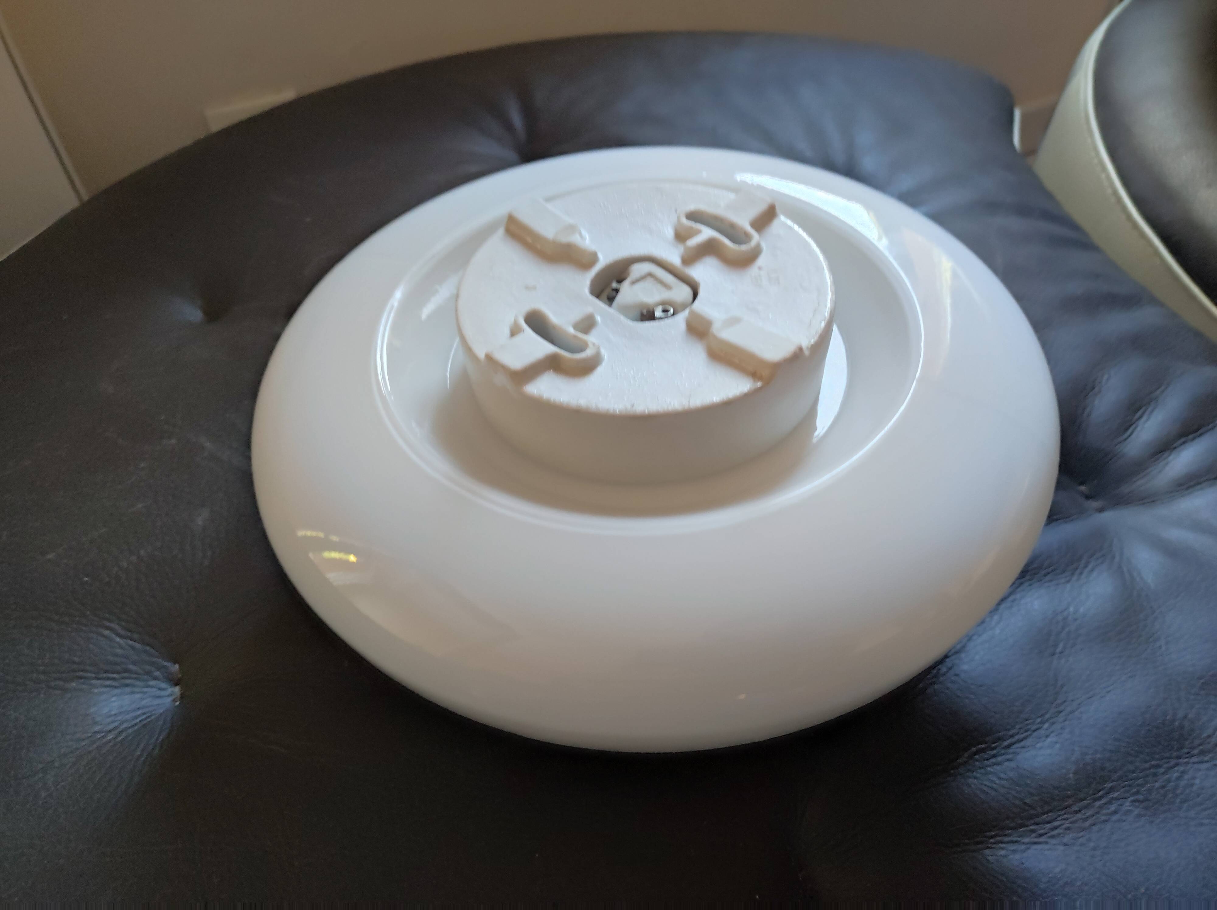 Ceiling lamp chandelier ceramic glass art deco style