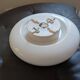 Ceiling lamp chandelier ceramic glass art deco style