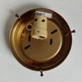 Smoked glass ceiling lamp flower shape