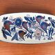 Mid-Century Modern Danish Porcelain Tenera Bowl with Bird Design by Kari Christensen for Aluminia Royal Copenhagen, 1960s