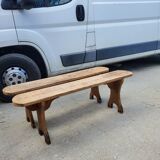 Pair of wooden benches