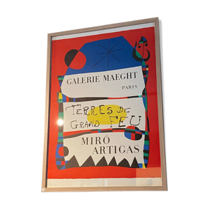 Affiche ancienne lithographie