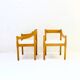 4 dining chairs "Carimate" by Vico Magistretti for Cassina,