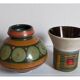 Duo of vases, vintage Scandinavian ceramics