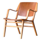 Vintage Danish armchair AX by Peter Hvidt, edition Fritz Hansen, 1950.