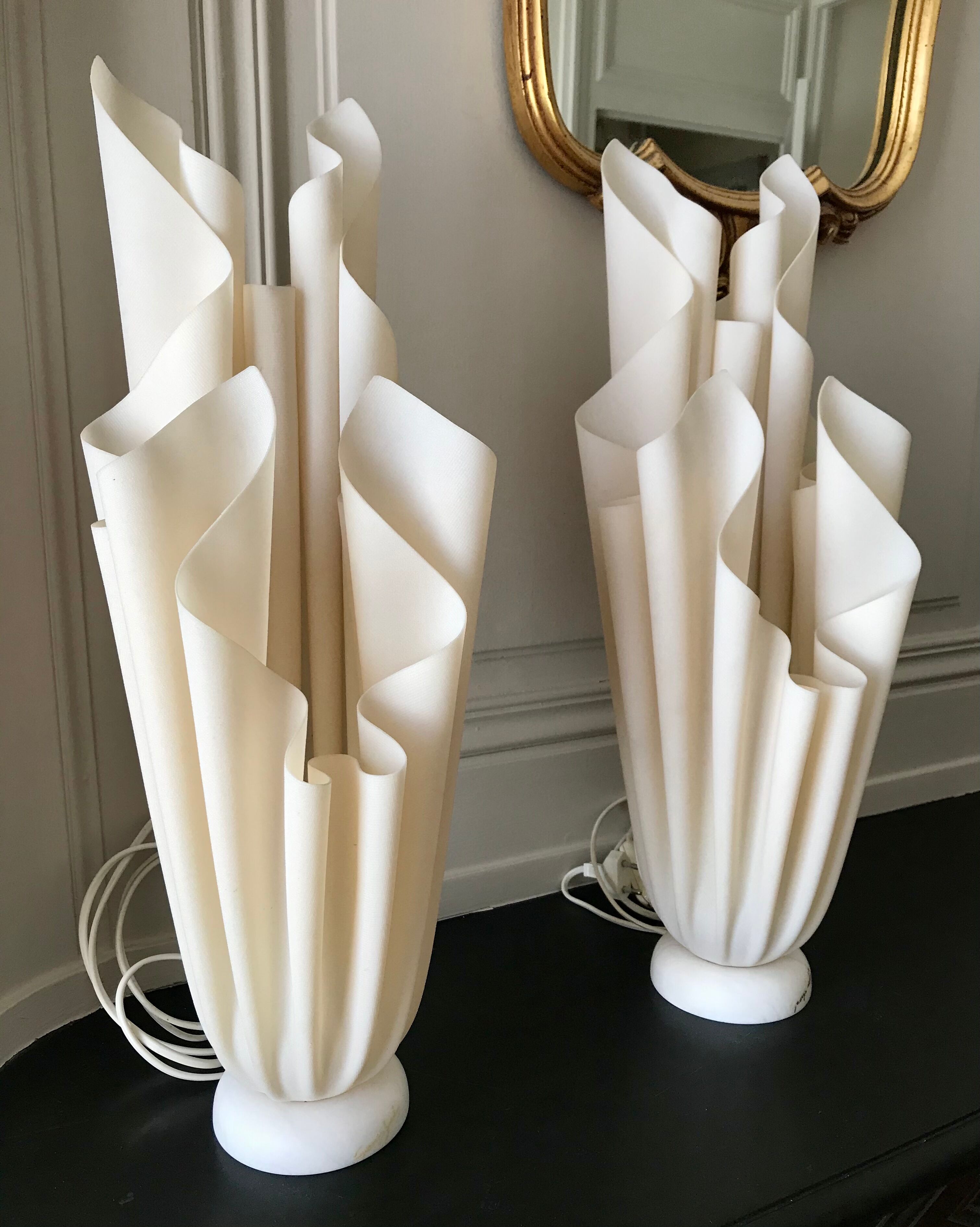 Pair of Georgia Jacob lamps