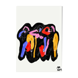 Three Black Woman  - 29 x 42 cm