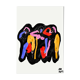 Three Black Woman  - 29 x 42 cm
