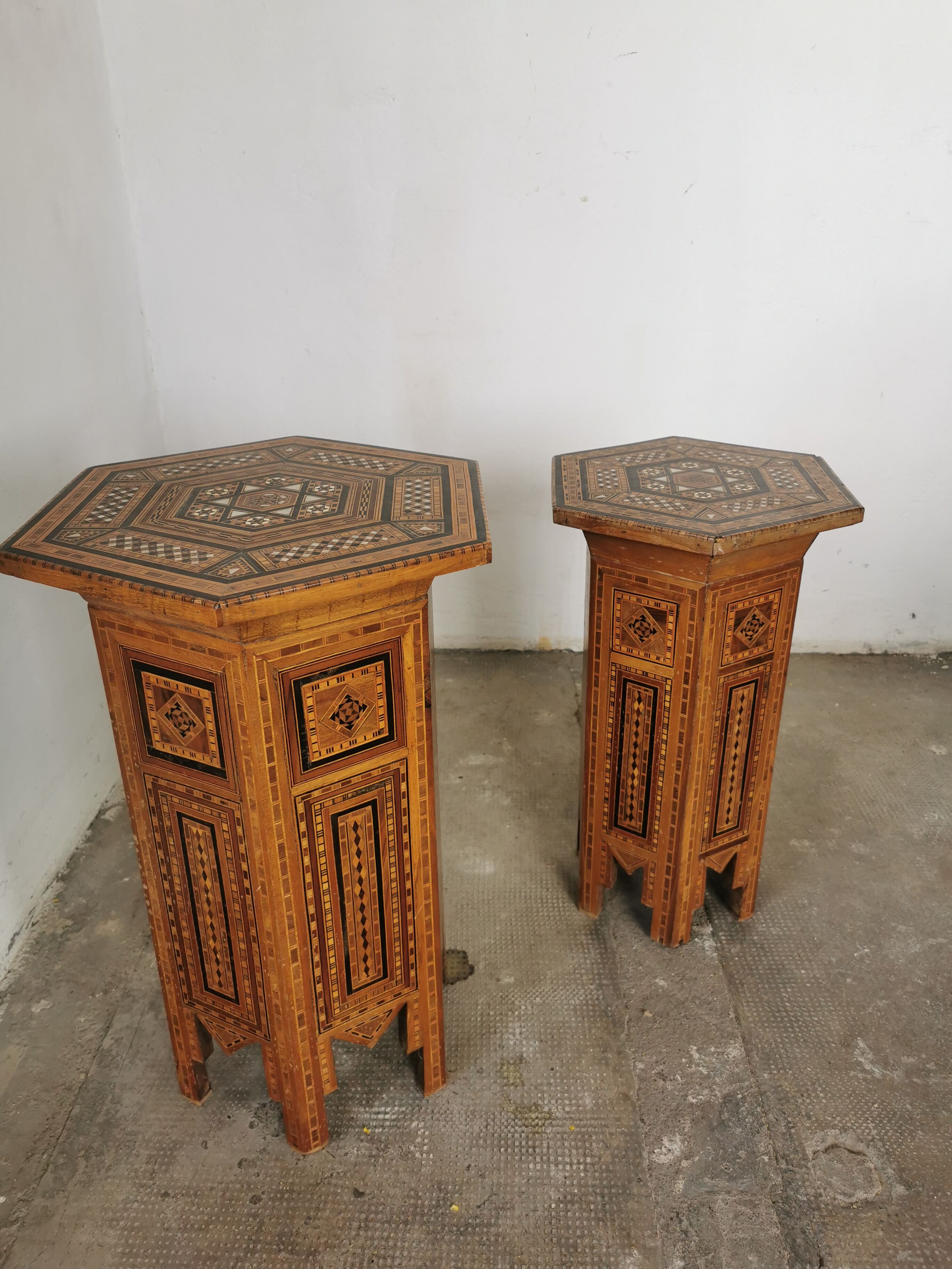 Syrian table pair