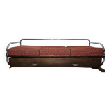Bauhaus Chrome Sofa by Robert Slezak for Slezak Factories, 1930s