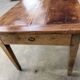 19th-century solid oak dining table