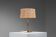 Mid-Century brass & wood table lamp