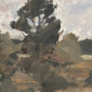 Huile sur toile originale suédoise – "Paysage" par Tornqvist – Signée – Datée 1932 – Encadrée