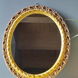 Antique stucco mirror