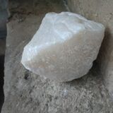 Bust of a woman in a block of alabaster