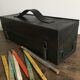 Box metal, tools, strap leather box