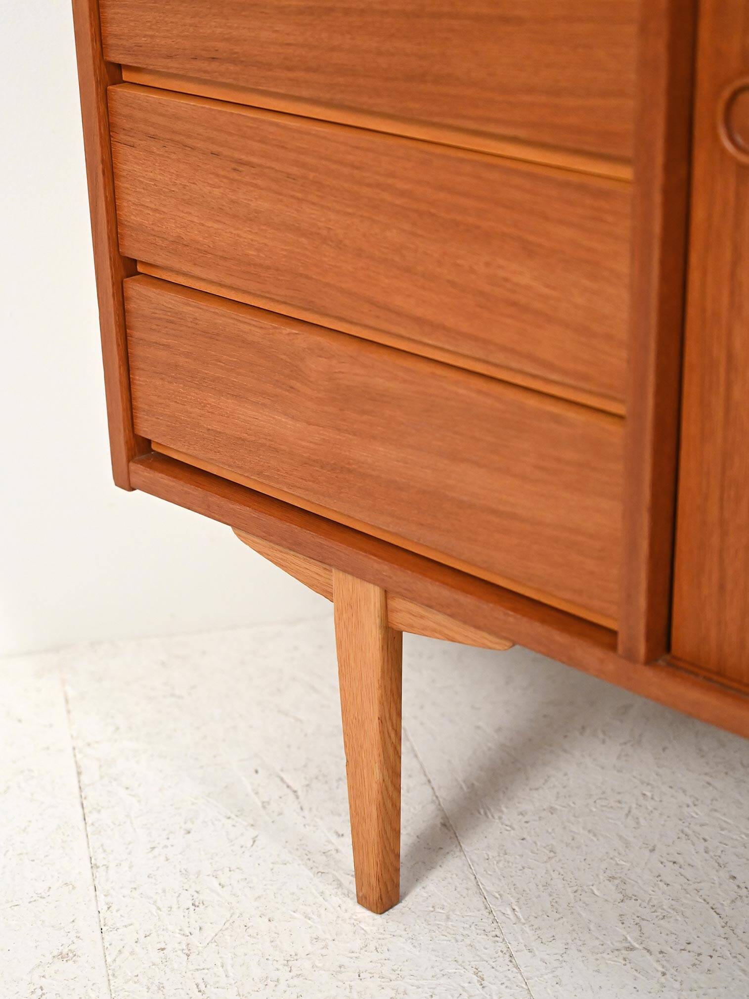 Sideboard Swedish 1960s with writing desk