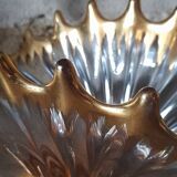 Large Fruit Bowl Vintage Centerpiece Bayel Crystal