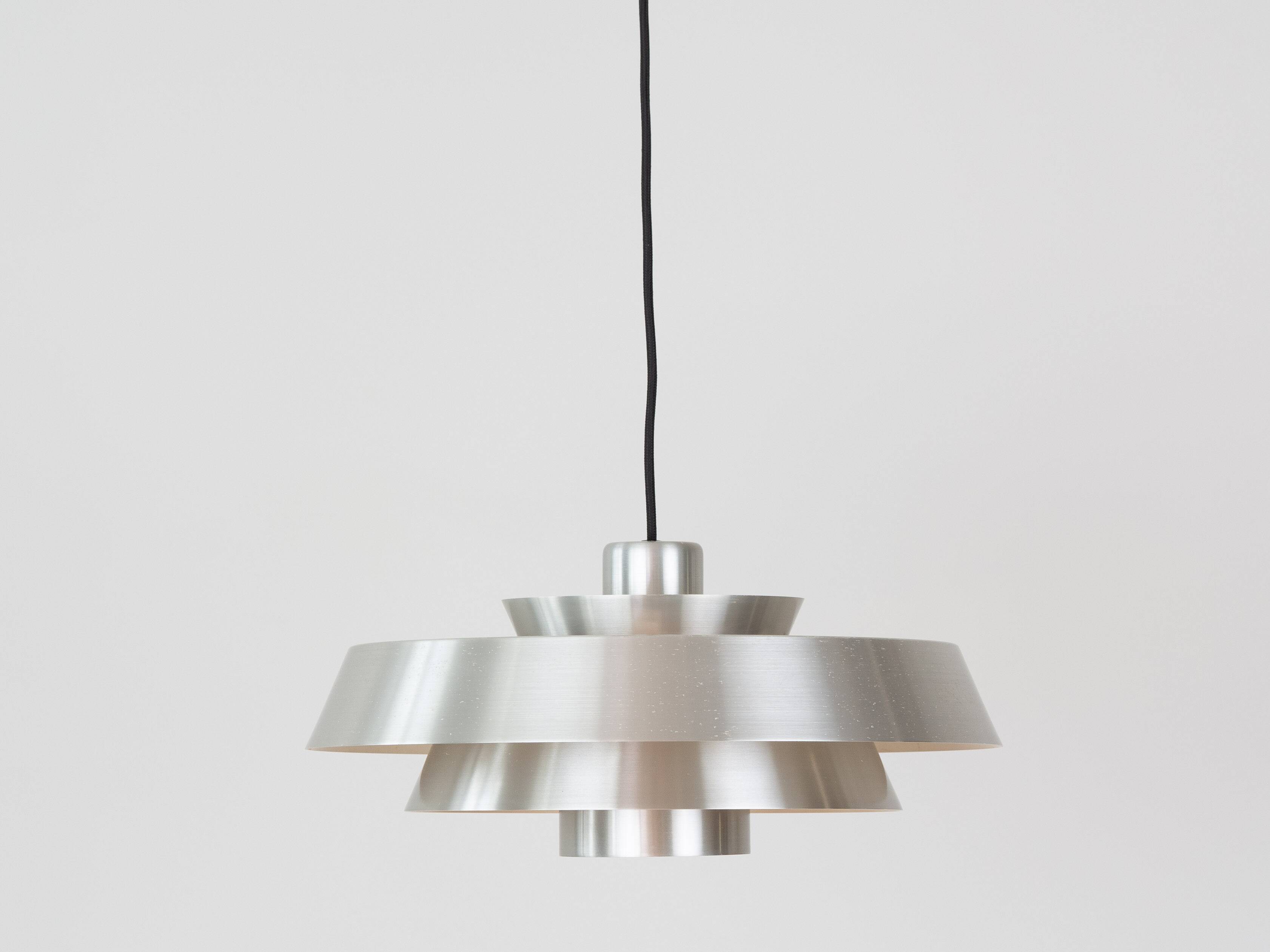 Danish vintage Nova pendant lamp by Jo Hammerborg, Fog og Morup, 1963