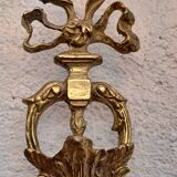 Gilded bronze wall lamp