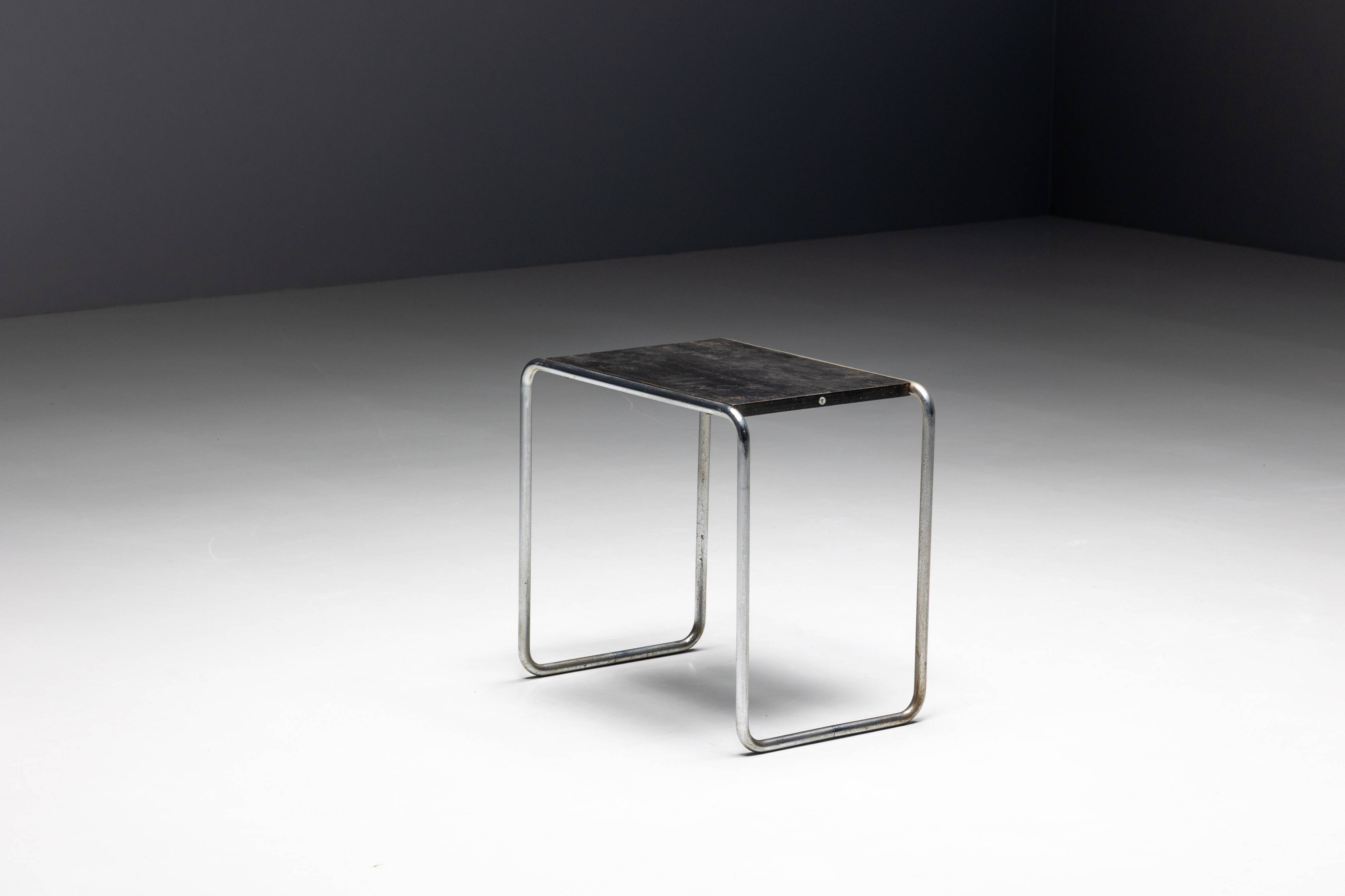 First Edition Side Tables by Marcel Breuer for Thonet, Germany, 1930s