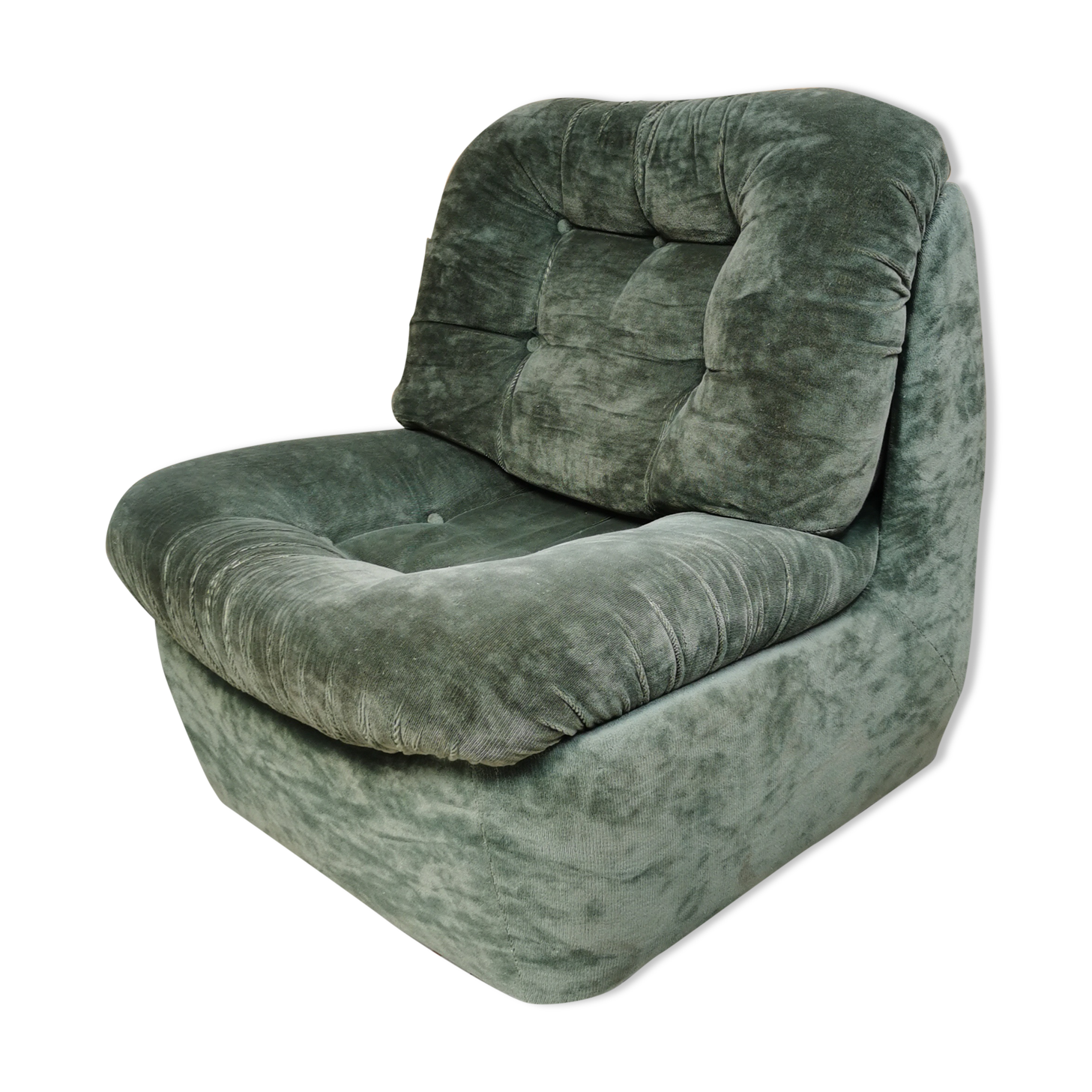 Velvet armchair
