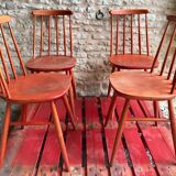 Set of 4 vintage 1960's scandinavian