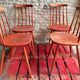 Set of 4 vintage 1960's scandinavian