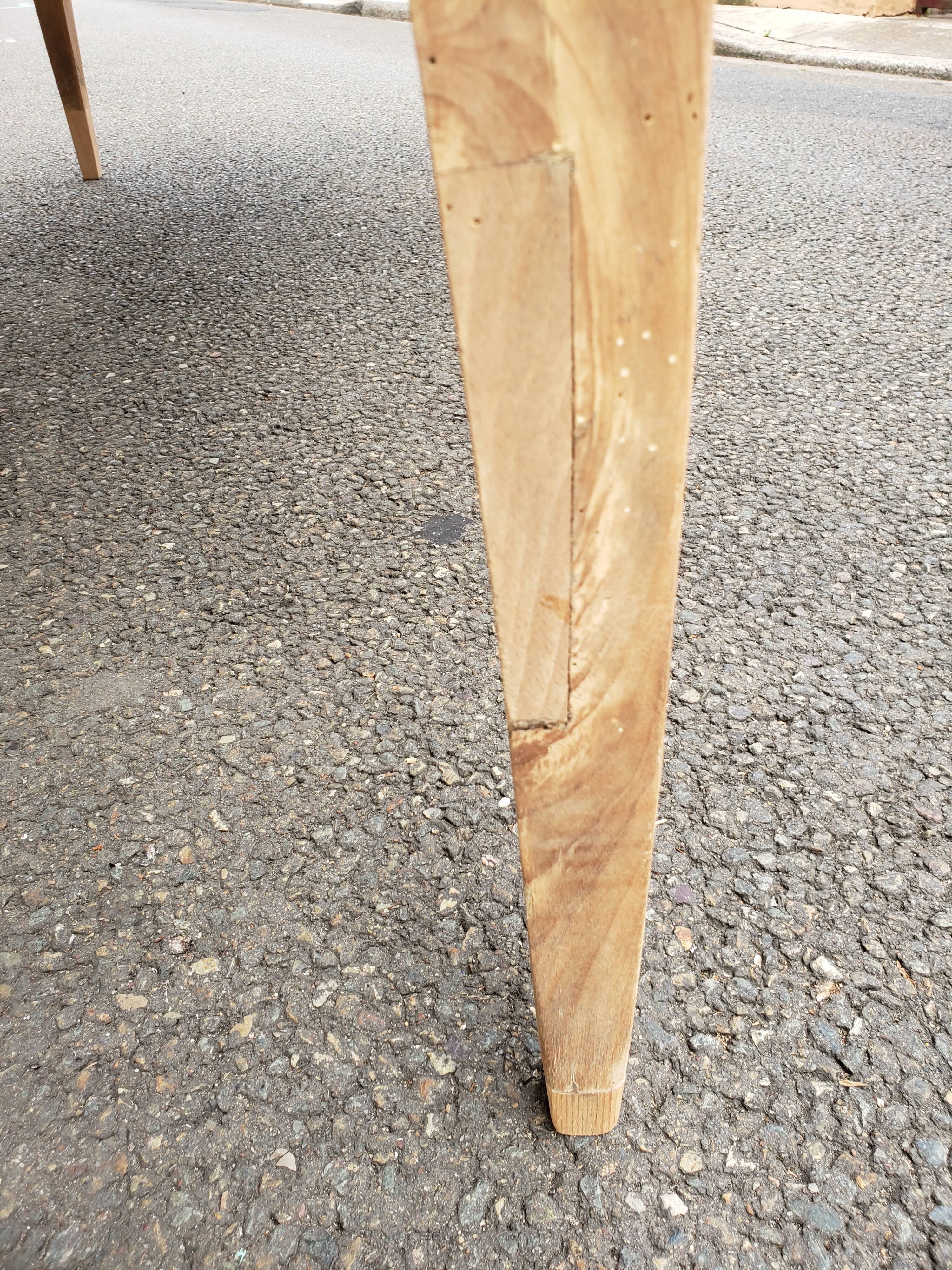 Farm table 2 poplar and chestnut drawers