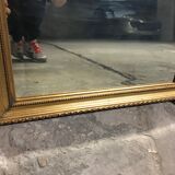 Mirror between two golden Louis XVI 58x159cm