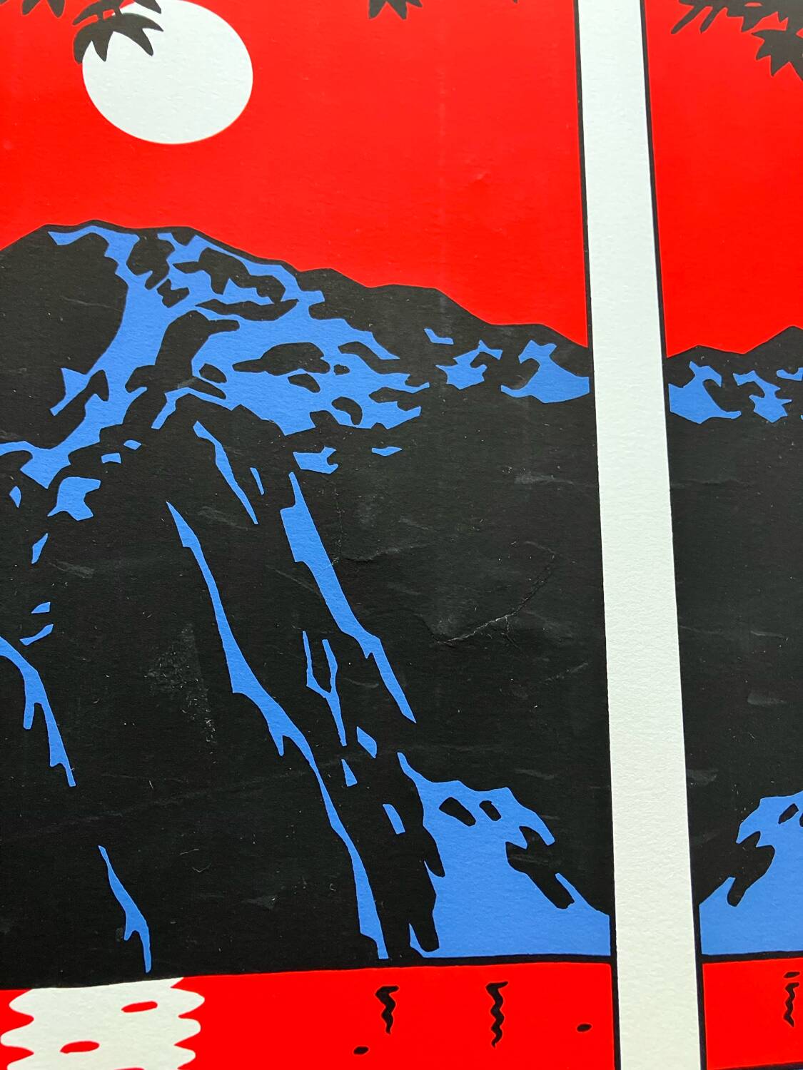 Floc'h signed silkscreen print of the film Petites Coupures by Pascal Bonitzer