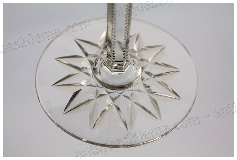 Wine from the Rhine or Roemer Baccarat crystal glass model Pontarlier