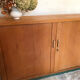 Mid century vintage sliding door line