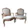 paire de fauteuils style Louis xv