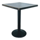 Table bistrot en bois et fer